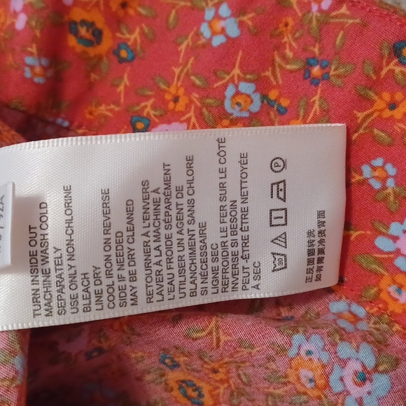 Free People Petunia Backless Mini Dress Floral Print sizes S and M NWT - Picture 9 of 9